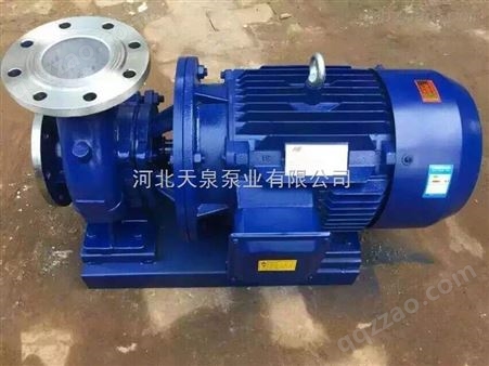 【卧式管道泵ISW80-250铸铁水泵】管道泵系列
