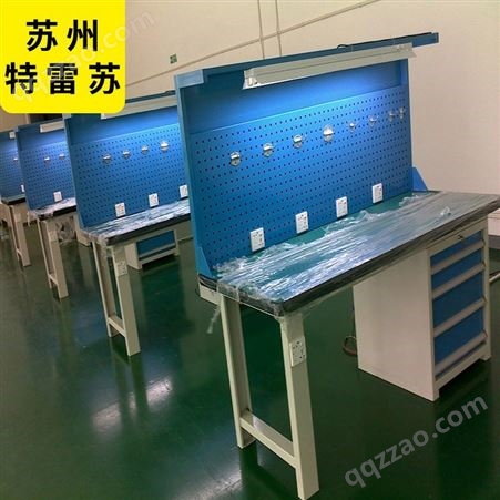 特雷苏gzt-214工厂防静电工作台带灯操作台 深圳流水线工作桌