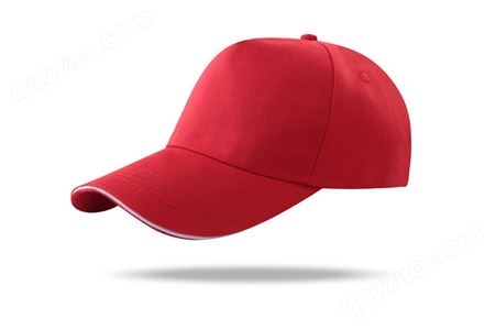三文治纯棉细斜广告帽太阳帽定制学生旅游团建帽印字logo棒球帽