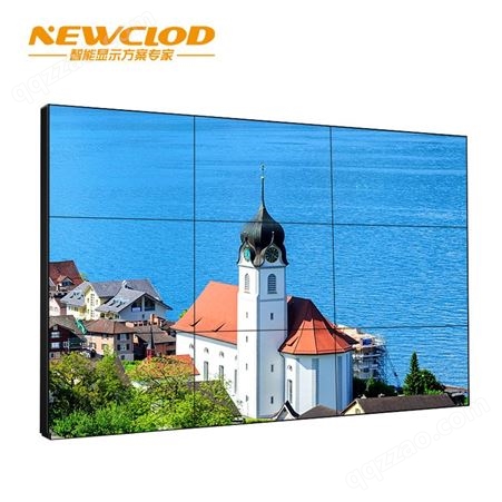 钮鹿客/NEWCLOD 液晶拼接屏 安防监视器 拼接电视墙 500亮度 显示大屏
