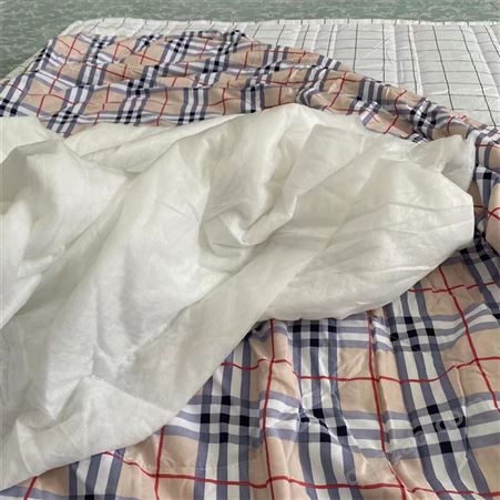 春笛床上用品方格人造棉夏凉被 夏天薄被子尺寸可定制